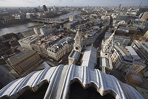 Dome of St. Paul's Cathedral, London, England, United Kingdom, Europe