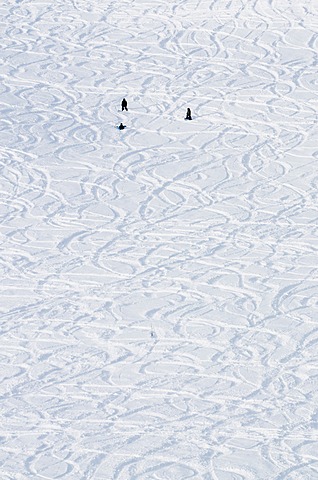 Argentiere and Grand Montet ski area, Chamonix Valley, Haute-Savoie, French Alps, France, Europe