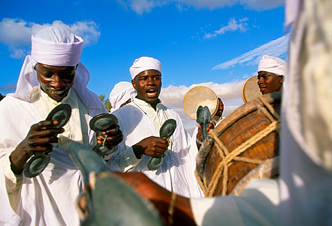 Musicians International Festival of the Sahara Douz Southern Tunisia.