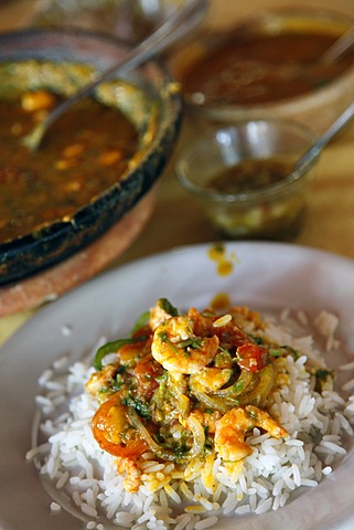 Moqueca dish, Salvador (Salvador de Bahia), Bahia, Brazil, South America