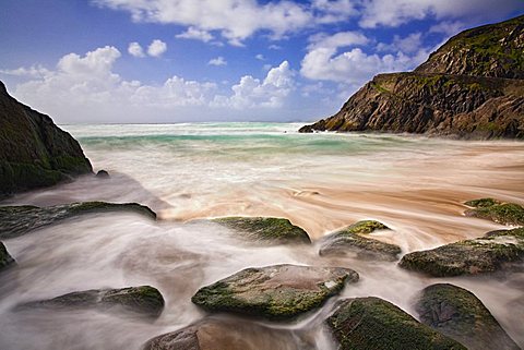 Coumeenoule Strand, Slea Head, Dingle Peninsula, County Kerry, Munster, Republic of Ireland, Europe