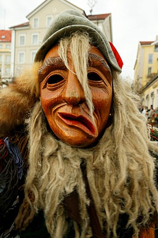 Swabian carnival, Lindau, Allgaeu, Bavaria, Germany