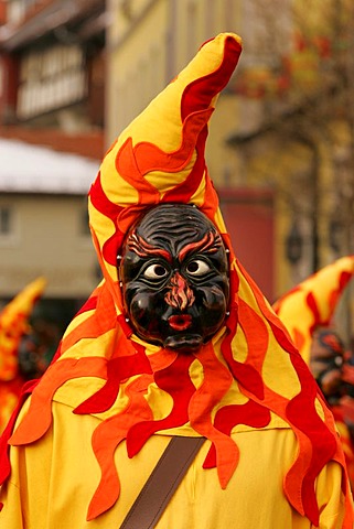 Swabian Fastnacht (carnival), Lindau, Allgaeu, Bavaria, Germany