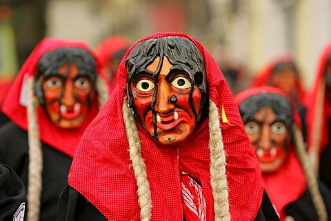 Swabian Fastnacht (carnival), Lindau, Allgaeu, Bavaria, Germany