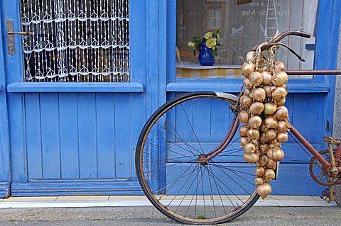Johnnie's bike, Roscoff, North Finistere, Brittany, France, Europe