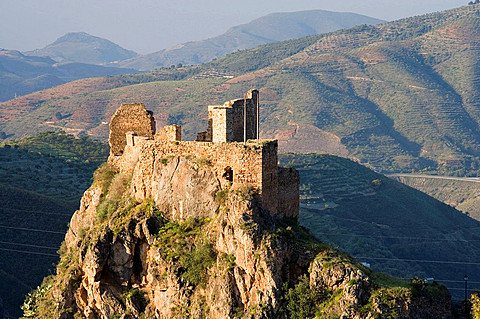 Castle, Lanjaron, Alpujarras, Granada province, Andalucia, Spain