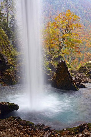 Pericnik waterfall, Triglav National Park, Julian Alps, Slovenia, Europe