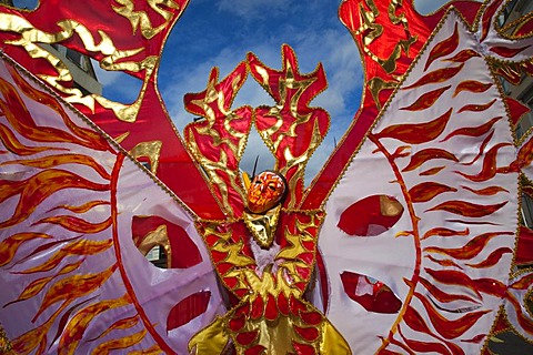 Europe's biggest street festival, costume parades at the Notting Hill Carnival, London, England, United Kingdom, Europe