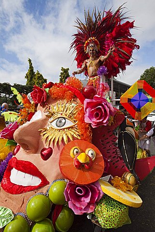 England, London, Float in Notting Hill Carnival