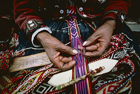 Weaving Detail, Cuzco, Peru