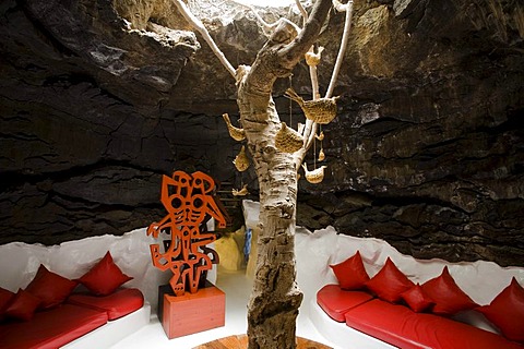Former residence of artist and architect Cesar Manrique, museum, Fundacion Cesar Manrique, Taro de Tahiche, Lanzarote, Canary Islands, Spain, Europe