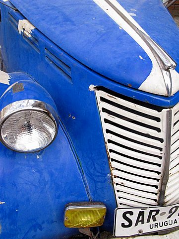 Colourful Old Car Montevideo, Uruguay, South America