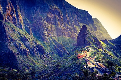 Masca, Teno Rural Park. Buenavista del Norte. Tenerife, Canary Islands, Atlantic Ocean, Spain.
