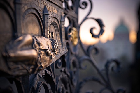Detail, Charlesbridge in Prague, Czech Republic