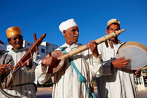 Street Musicians in Essaouira, Morocco