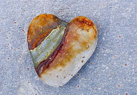 Heart-shaped pebble