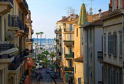 France Provence-Alpes-Cote d'Azur Cannes Old Town Le Suquet