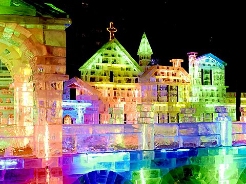 Harbin Ice Festival Robertharding News Neo Clic Style Structures Made From Ice Cubes Harbin International Snow And Festival
