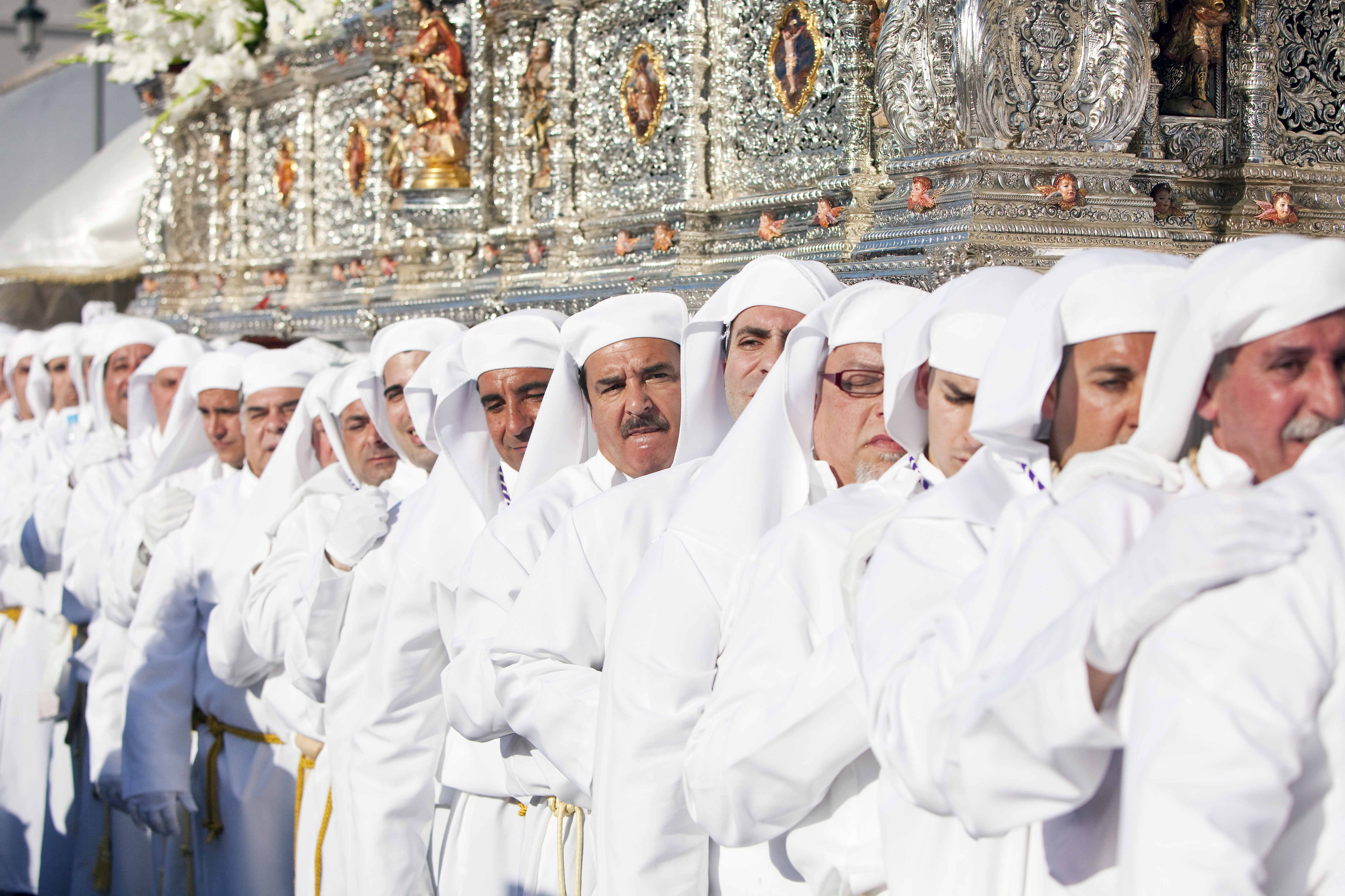 Spectacular Holy Week processions in Malaga, Spain