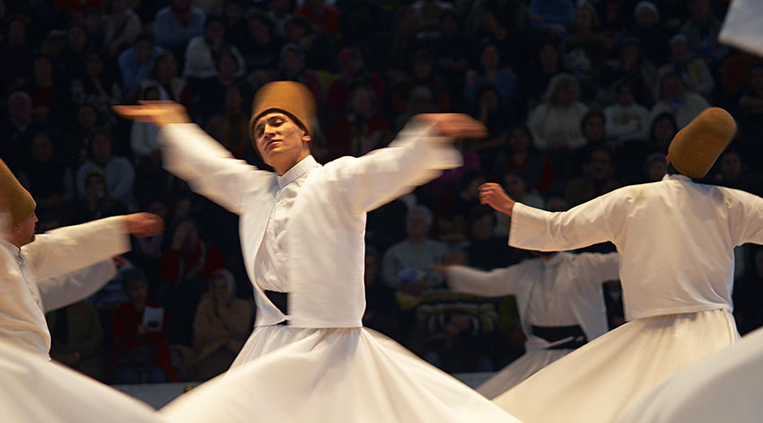 The spectacular Whirling Dervishes festival