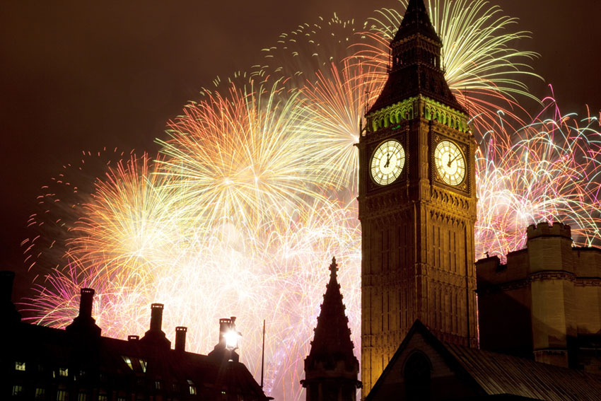 Spectacular New Year’s fireworks