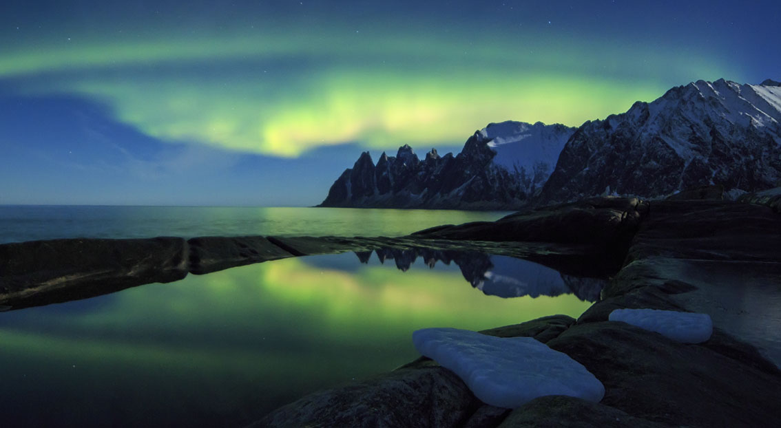 The Aurora Borealis in Norway’s wild north by Roberto Moiola