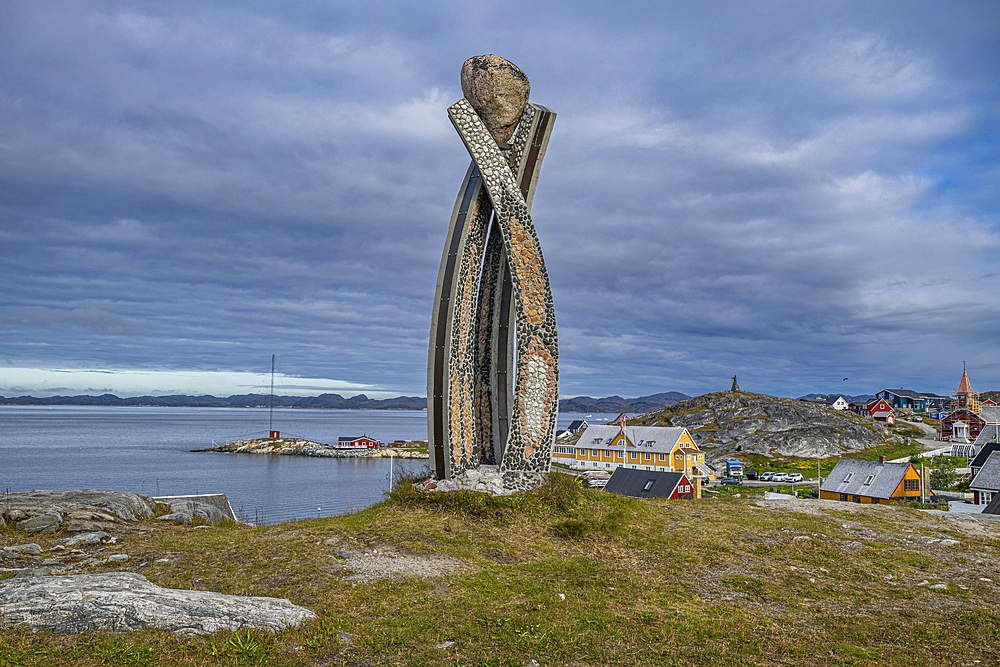 Monument in Nuuk, capital of Greenland